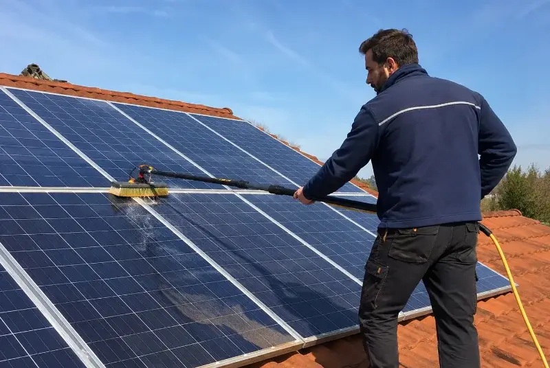 Nettoyage et entretien de panneaux solaires à Marcilly-d'Azergues